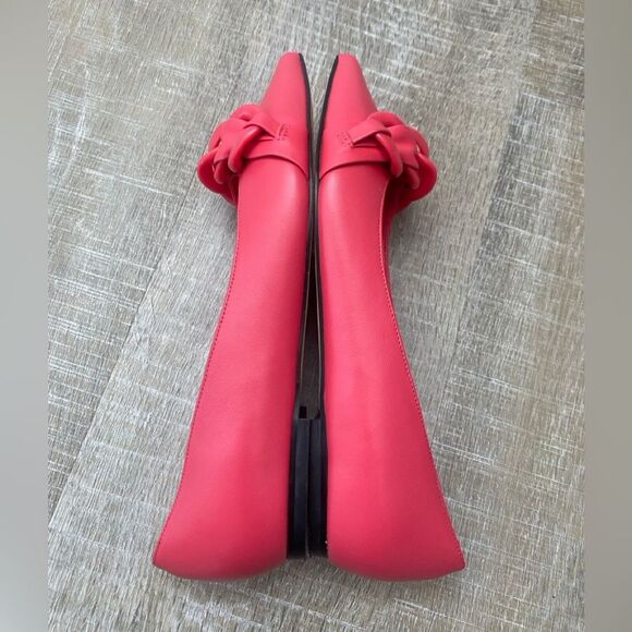 Calvin Klein Pointy Toe Ballet Flats Women’s 7 Slip On Shoes Dark Pink Dressy - Picture 6 of 8